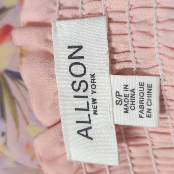 Allison New York Smocked Bodice Floral Print Dress S/P - Picture 16 of 16